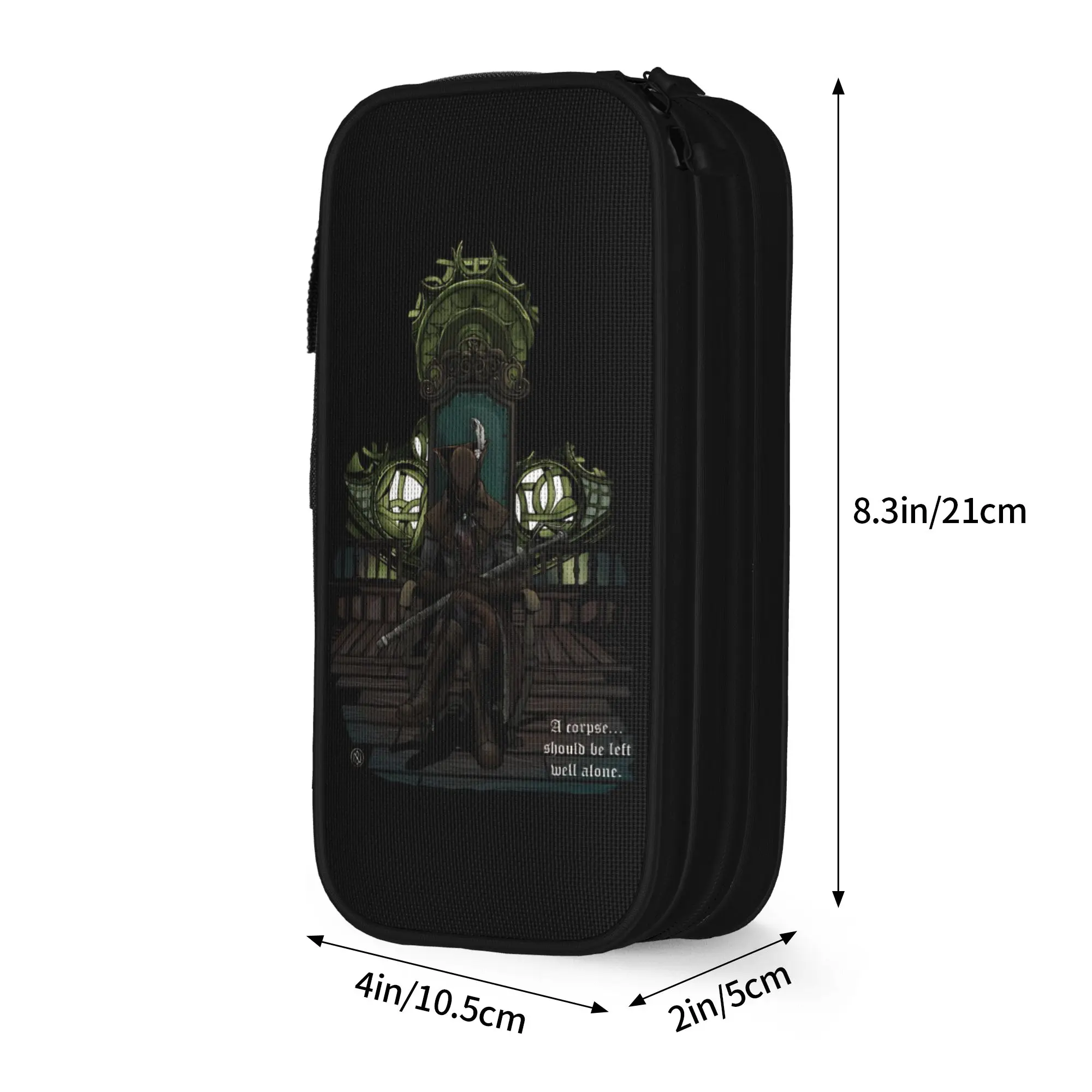 Bloodbornes Darks Souls Game Pencil Case Creative  Pen Box Bags Girl Boy Big Capacity Students School Gift Pencil Box