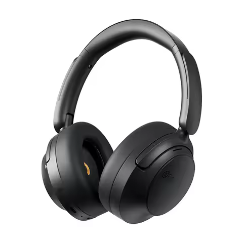 Fone de Ouvido Over-Ear QCY BH25H3SA com Som Espacial Hi-Res LDAC, Headset H3S com ANC Adaptativo de -56dB, Fone Sem Fio Bluetooth 6.0 com 102 Horas de Bateria