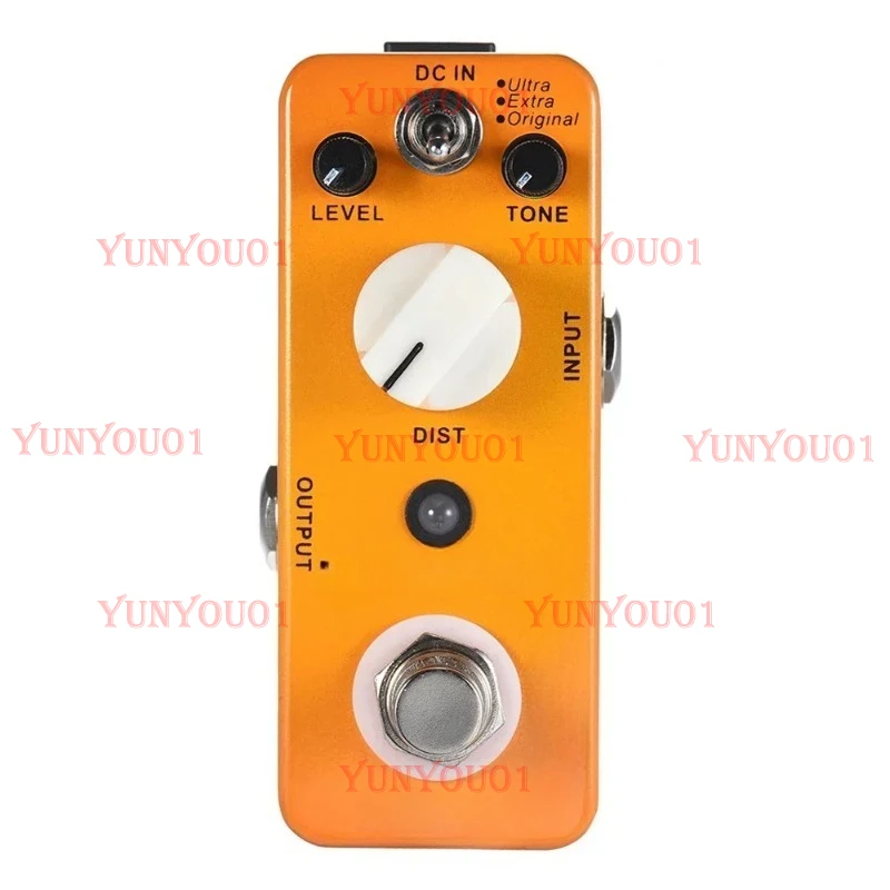 MK2 Distortion Stompbox Guitar Effects Hard, Powerful, Low-noise Distortion Tone