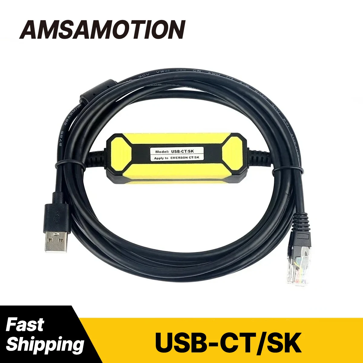 USB-CT/SK Communication Cable For Emerson CT SK Series Inverter Debugging Programming USB-RS485 Data Download Line