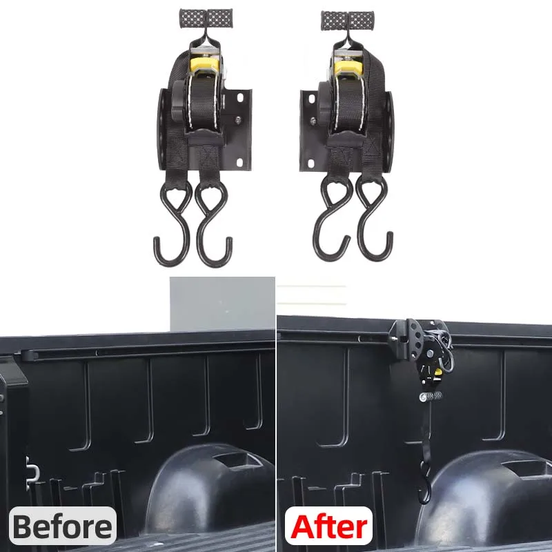 

For Toyota Tacoma/Tundra cargo box fixing strap ratchet tightener, loading luggage strap, fixing rope accessories, auto parts