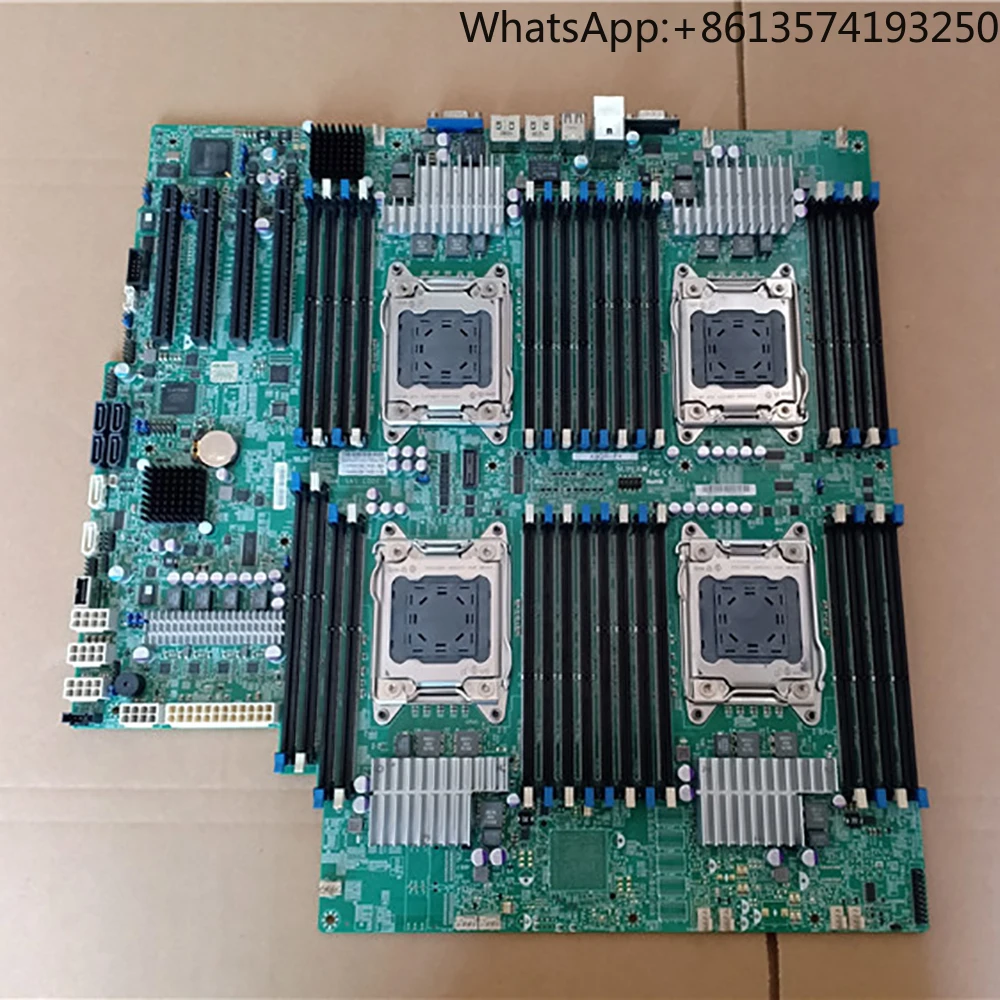 Quad Socket R LGA 2011 E5-4600 v2 (12-Core) or E5-4600 (8-Core) Family Motherboard X9QRi-F+