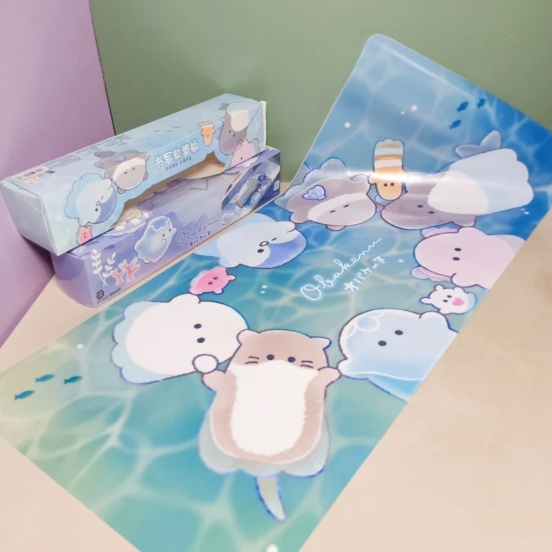 Ocean Series Mouse Pads Kawaii Laptop Desk Decoration Enlarged Non-slip Desk Mat Writing Cushion Office Supplies Students Gifts