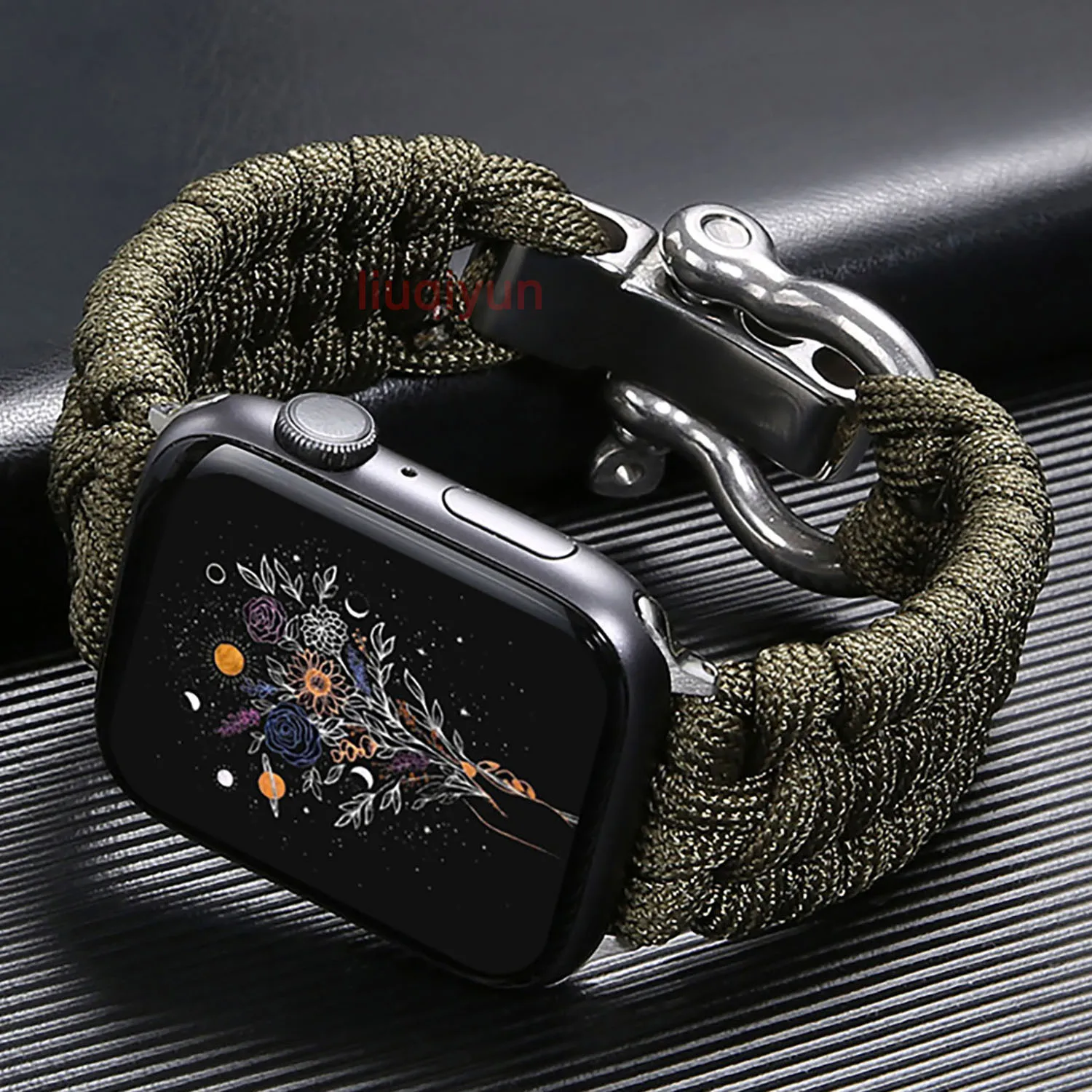 Nylon Rope Strap For Apple Watch Band Ultra 2 49mm 8 7 45mm Outdoor Sport Watchband for IWatch Series SE 6 5 4 3 44mm 42mm 2