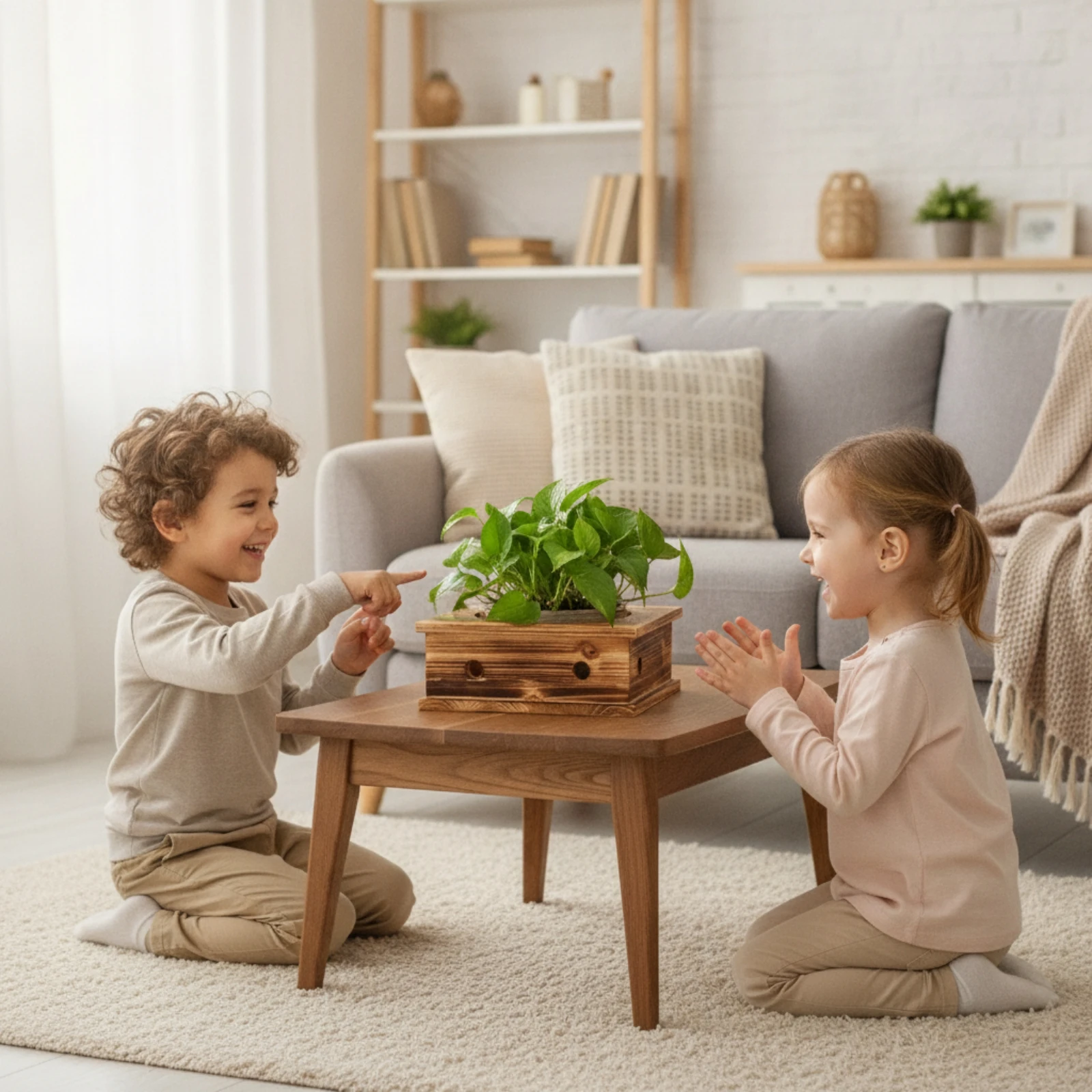 Korean Stone Pot Stand Heat-Resistant Bamboo Pot Stand Bowl Holder Raised Trivet Square for Restaurants, Table Service - view 5