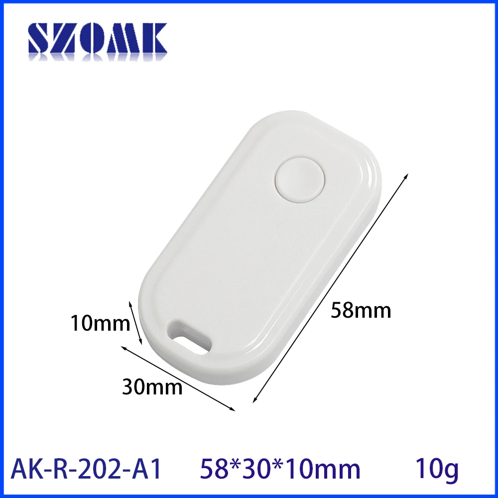 58*30*10mm Button Abs Tracker Box Fitag Device Shell Mobile Phone Locator Lost Device Shell Remote Controller Plastic Housing