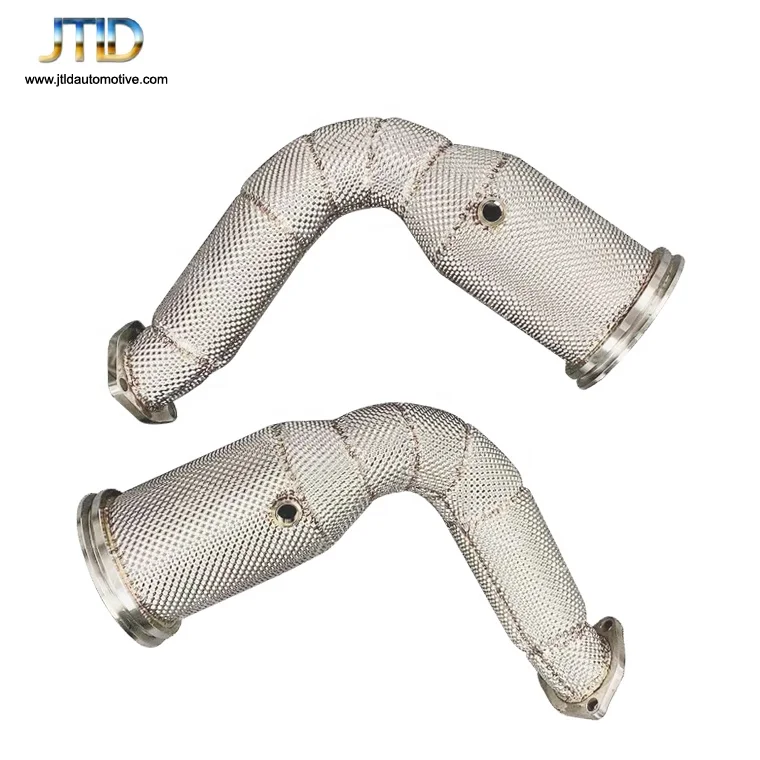 Performance stainless steel exhaust downpipes for Audi SQ8 / RS Q8  rsq8 urus downpipe