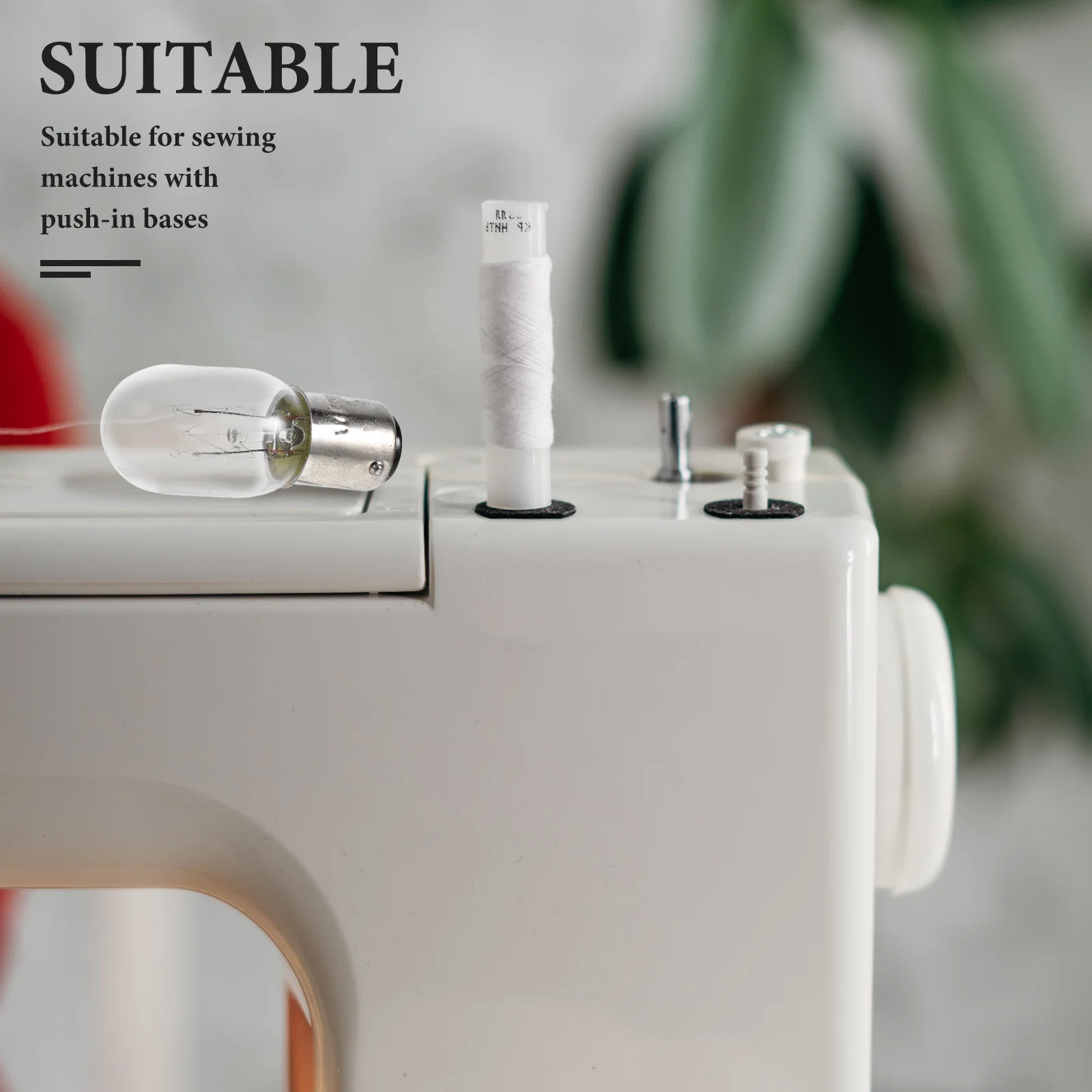 Lâmpada para máquina de costura, peças industriais, lâmpada incandescente doméstica, luzes noturnas de aviso para máquina de costura