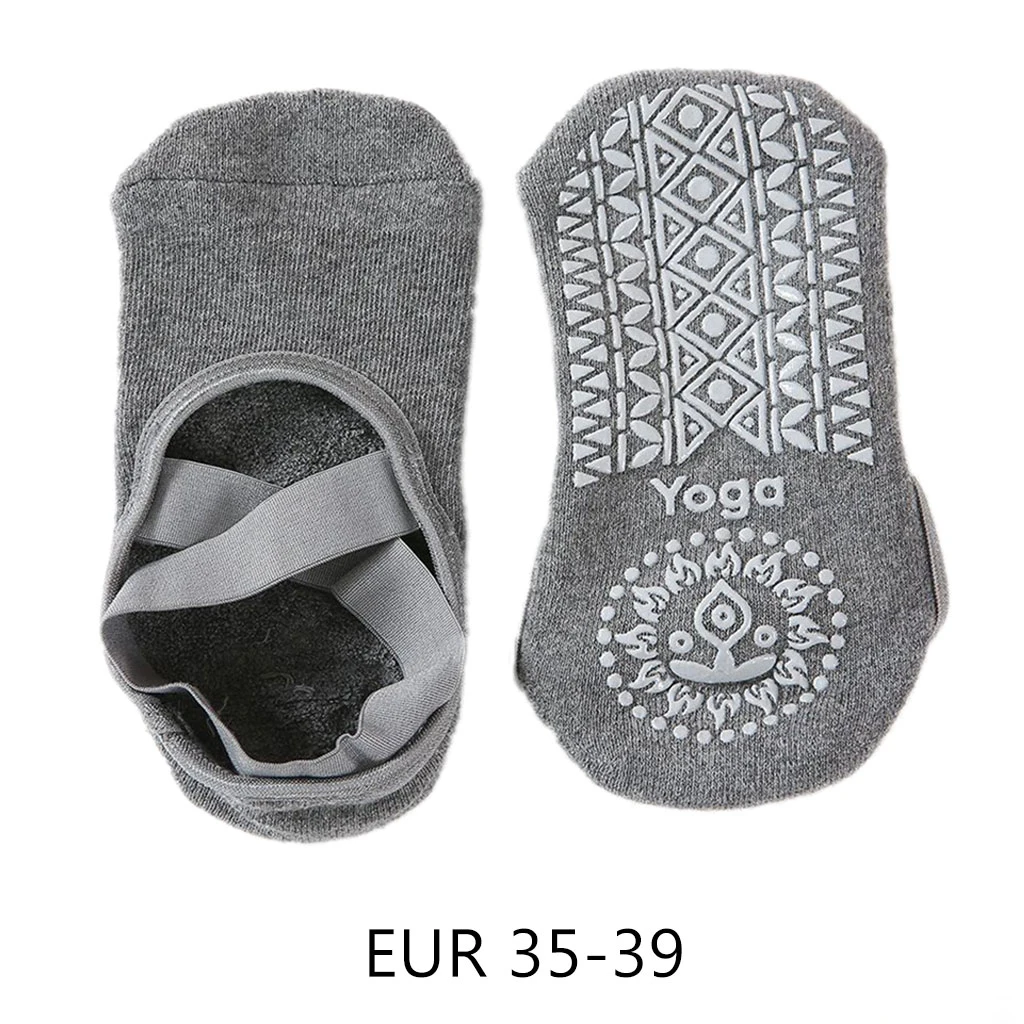 Calcetines deportivos de silicona para mujer y niña, medias con agarre para Yoga, Pilates y baile