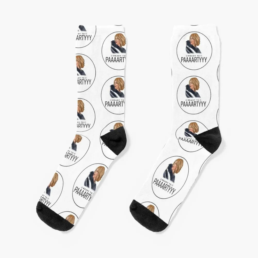 

Bridesmaids Movie I'm Ready To Party Socks Sports Antiskid soccer basketball Socks Female Men's