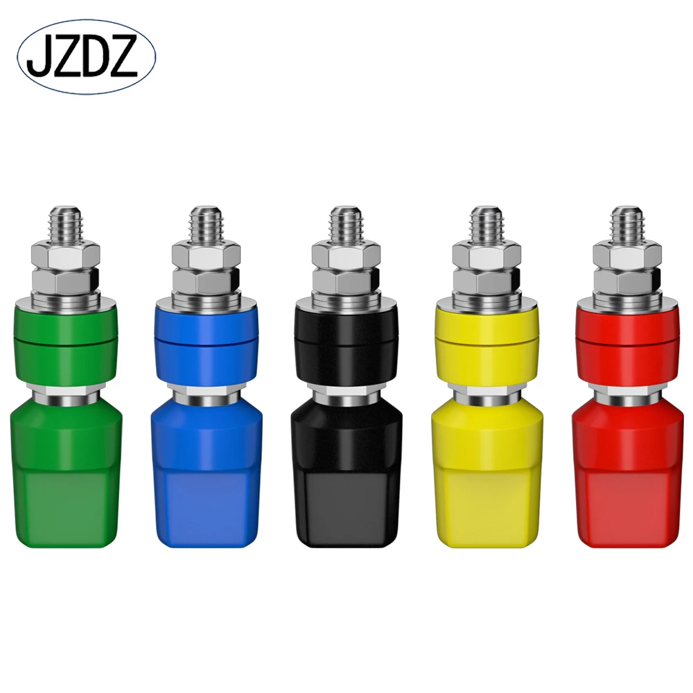 JZDZ 4mm Banana Socket Binding Post  Banana Plug Jack M6 Electrical Connector Terminal DIY Parts J.50019-1