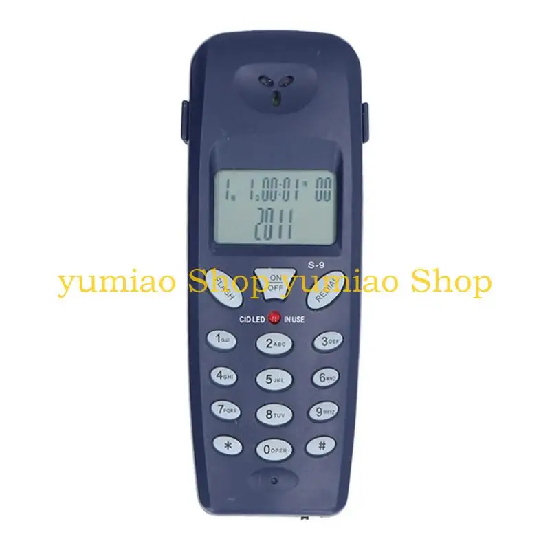 587B Portable Telephone with Caller Display and Line Test Function Suitable for Home and Office Use