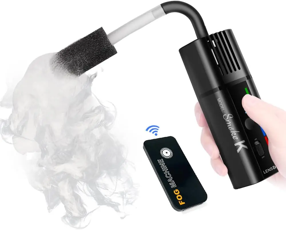 LENSGO Smoke K 30W Fog Machine Dry Ice Smoke Machine Photography Effects Powerful Smoke Machine with infrared Remote Control