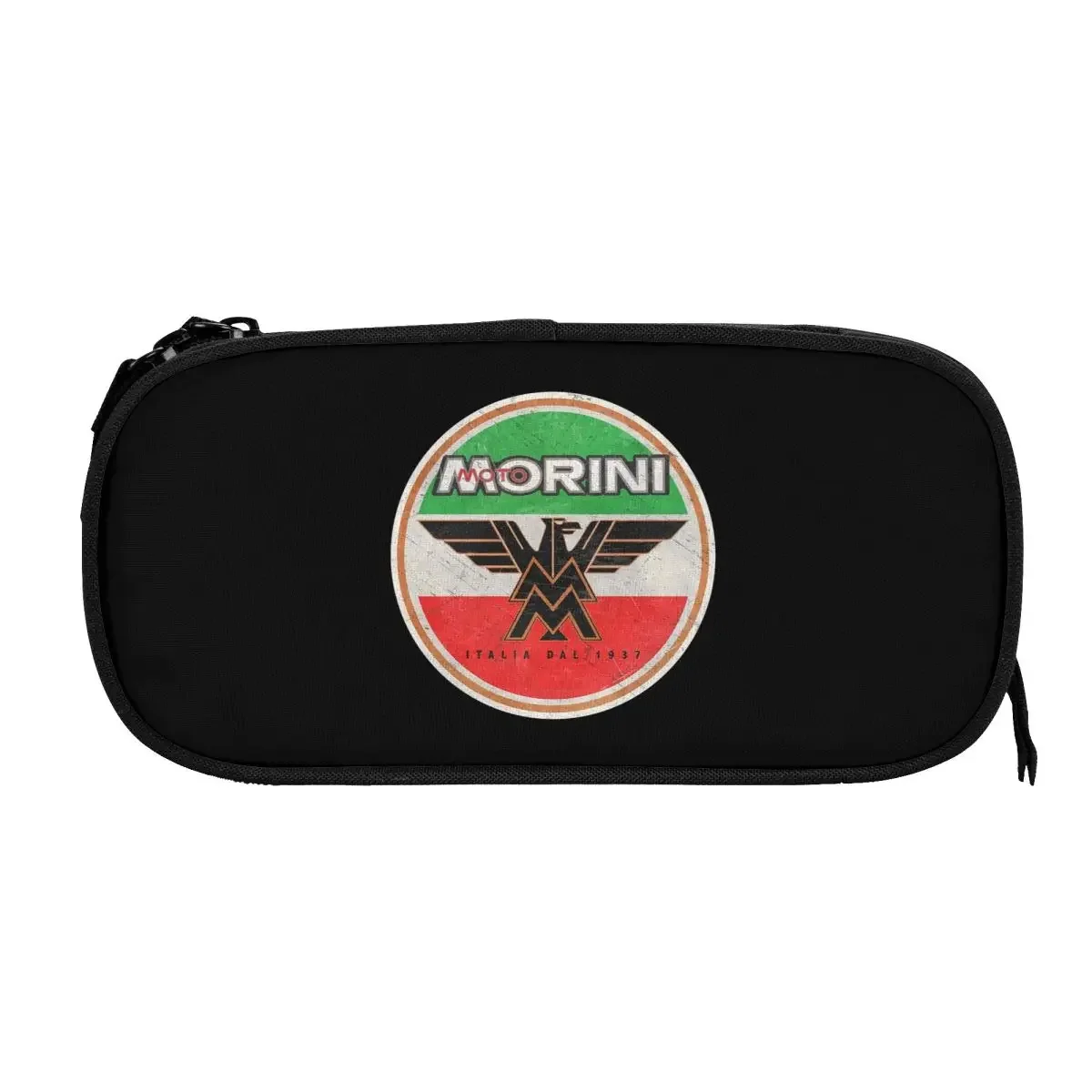 

Moto Morini Ретро значок пенал модная сумка для ручек студенческая большая сумка для хранения школьных принадлежностей подарок пенал