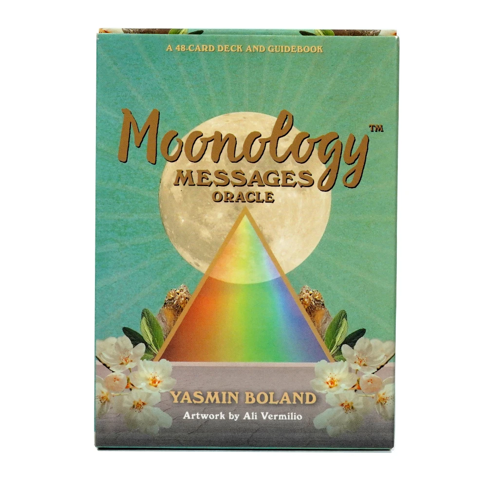 Moonology Messages Oracle A 48-Card Deck by Yasmin Boland Powerful Divination Tool That Will Connect You To Your Own Innate