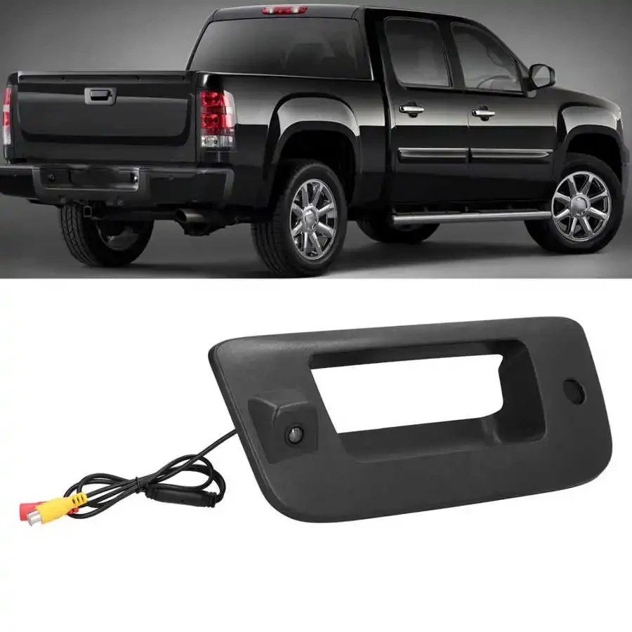 Chevrolet Silverado GMC Sierra 1500 2500 3500 2007-2013 용 방수 후면보기 뒷문 핸들 역방향 백업 카메라