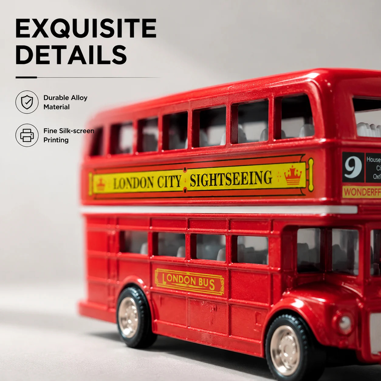 Modelo de Ônibus Clássico Verm - Kids Toys London avaliação e preço