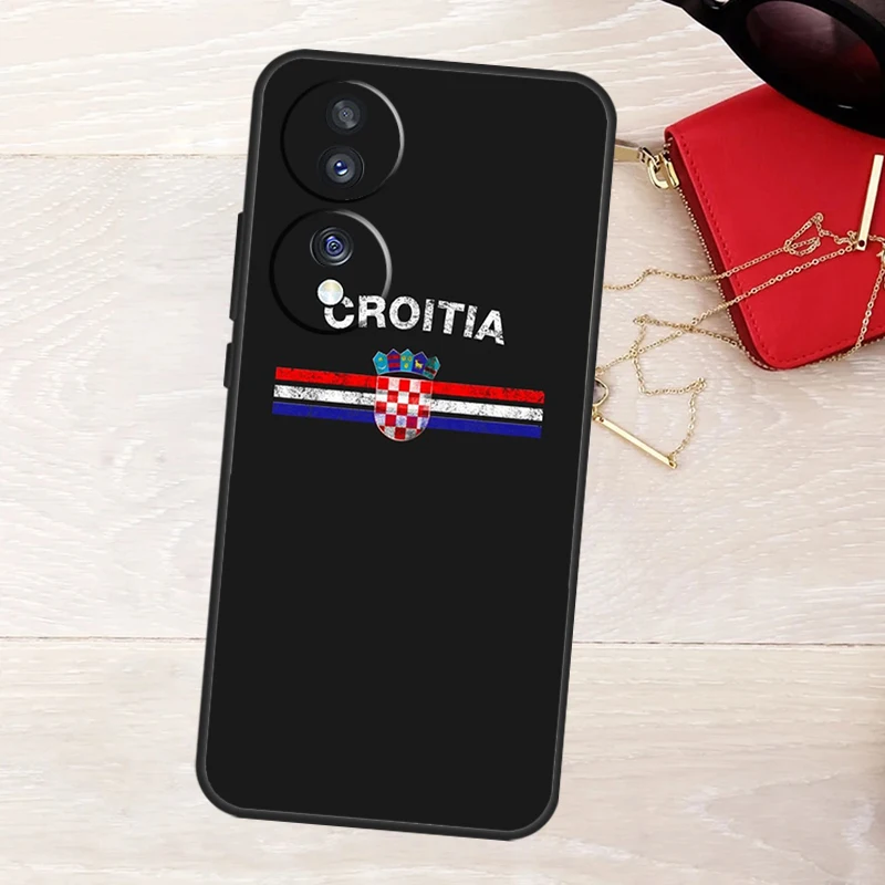 Croatia flag Case For Honor Magic 6 Pro Magic 5 Lite 50 70 90 X6 X7 X8 X9 X8b X9b X6a X7a X8a X9a Cover