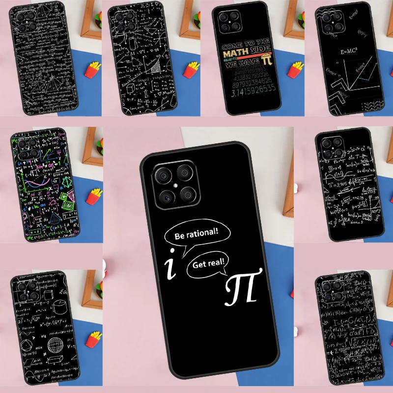 Mc2 con E = mc funda matemática para Honor 200 Pro X9b X9a X8b X8a X8 X9 X9c 50 70 90 Lite Honor Magic 7 5 6 Pro