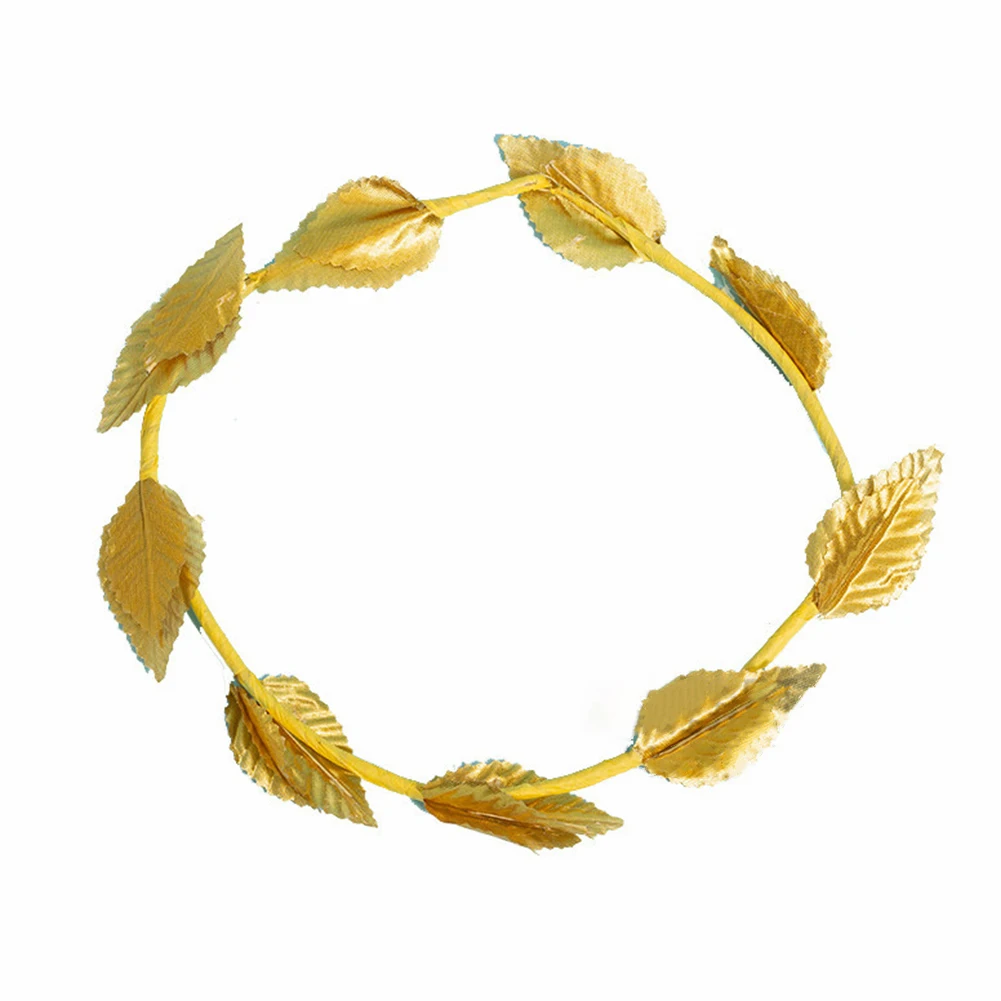 Gold Foil Headband For Roman Wreath Tiara Women's Party Fancy Dress Costume Headbands Decoration Accessories