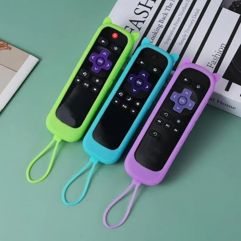 J78a Универсальный контроллер силиконовый рукав для Roku2 Remote Express Paring Sticks светится в темноте