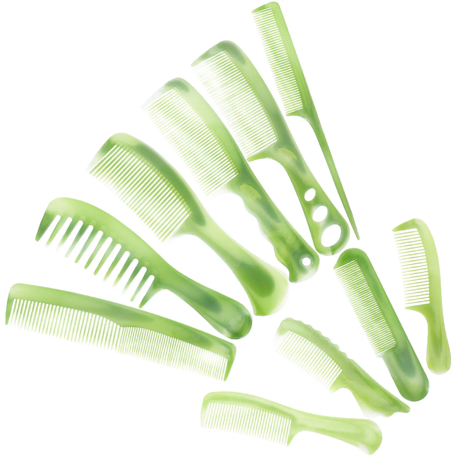 

1Set Fine and Wide Tooth Hair Comb Set Premium Nylon Detangling Combs for All Hair Types Smooth Styling Tool Home Travel