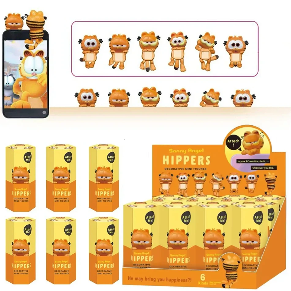 Nieuwe Garfield Sonny Angel Blind Box Capybara Anime Figuren Ornamenten Poppen Fans Kinderen Kerstcadeau