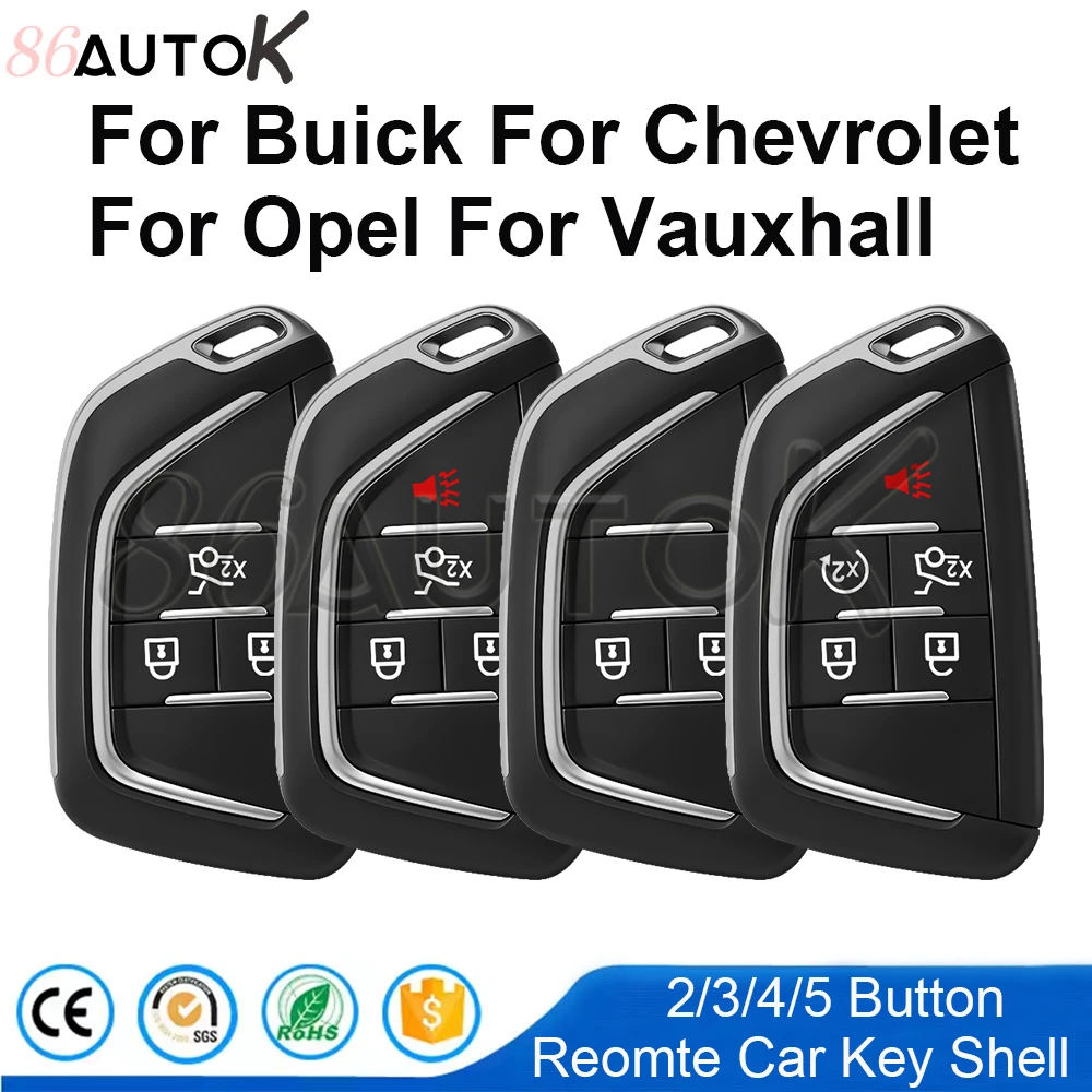 

Modified Car Remote Key Shell Case For Buick For Chevrolet Cruze Epica Camaro Impala Malibu For Opel Astra Insignia For Vauxhall