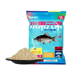 Huashi fruit element summer fishing bait, fruit acid flavored bait, suitable for summer fishing of crucian carp and carp 260g