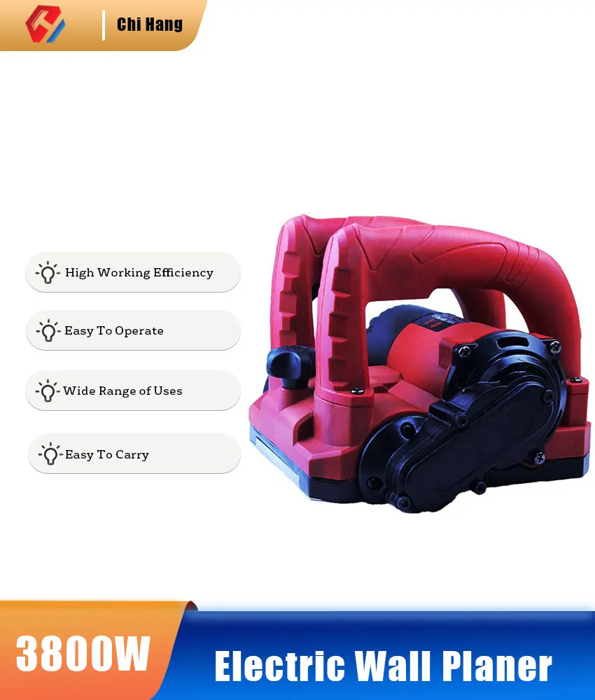 New Dustless Concrete Wall Planer,Portable Shovel for Old Surface Removal,No Blind Spot Roughing Tool for House Renovation