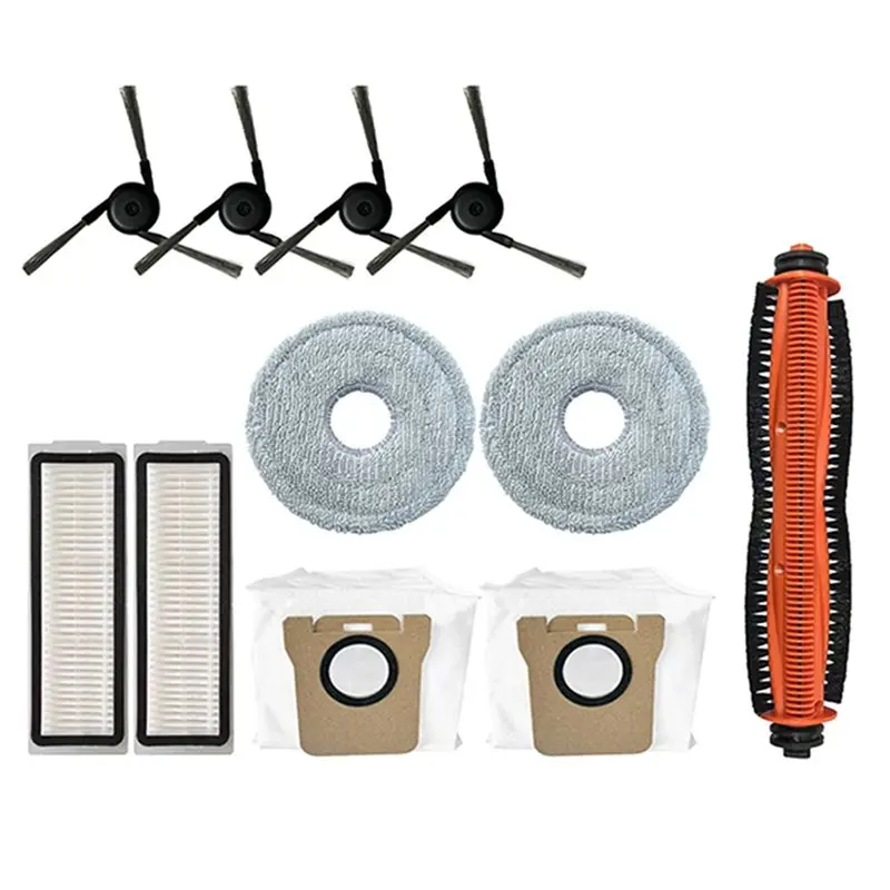 AB43-Fit Vervangende Onderdelen Kit Voor Mijia Robot Vacuüm Mop 5 Pro Accessoires-Hoofdborstel Filter Stofzak Mop doek