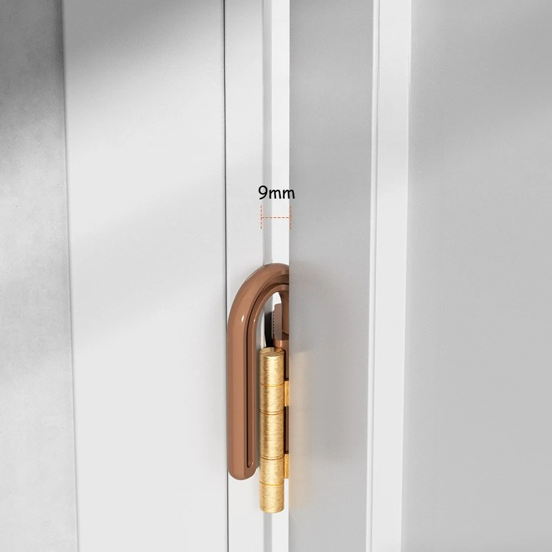 قفل أمان للأطفال من البولي بروبيلين، سدادة باب مضادة للقبضة، حماية أمنية للأطفال، واقي إصبع متين، سهل التركيب