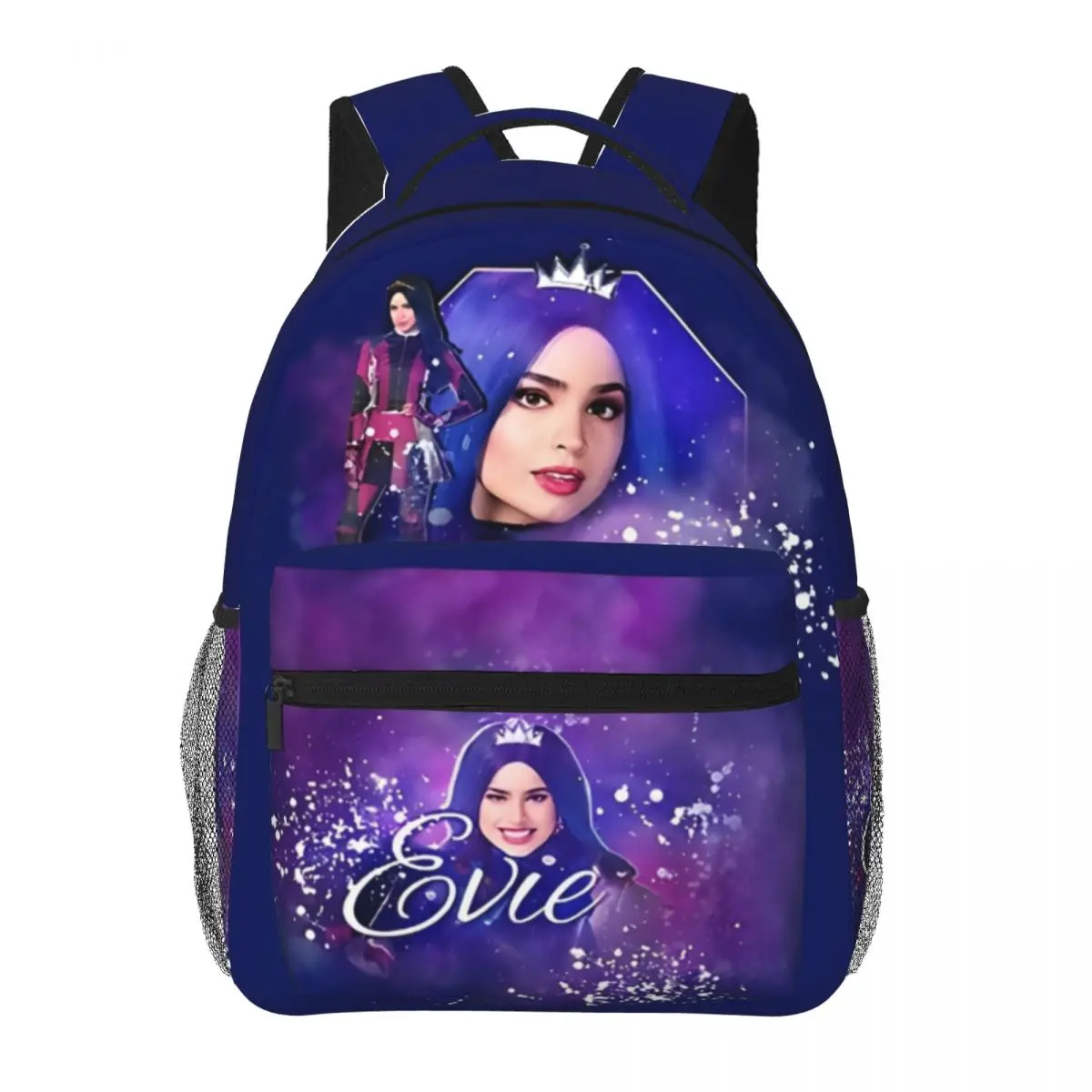 Evie Blue Princess - Descendants 3 Backpack for Men Women Fashion Student Business Daypack College Shoulder Bag 17in