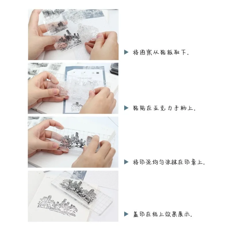 

Clear Heart Shaped TPR Seal DIY Craft Letter Pattern Silicone Stamps for Holiday Cards and Letter Decorations Mold Stamps