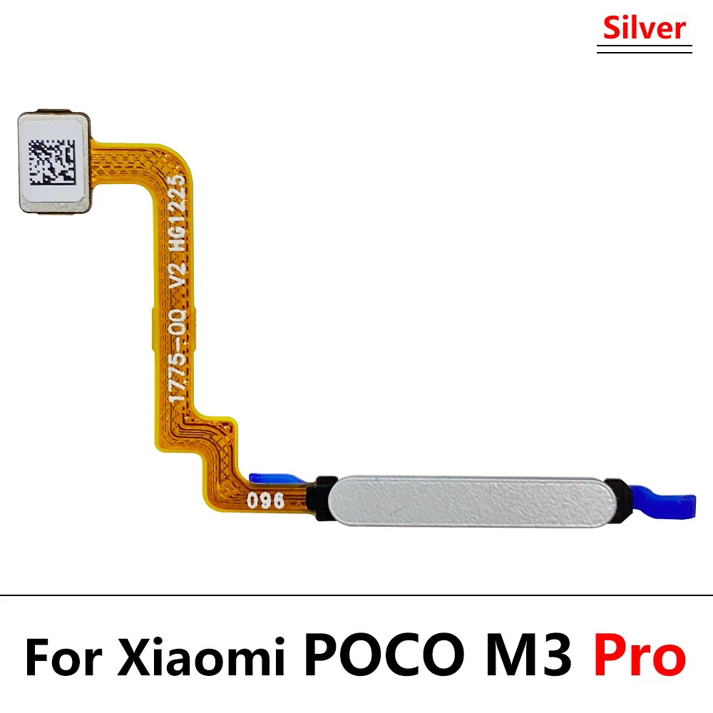 10Pcs/lots ,Original Fingerprint Scanner For Xiaomi Poco X3 NFC M3 Pro M4 Pro 5G Home Button Fingerprint Menu Return Key Sensor