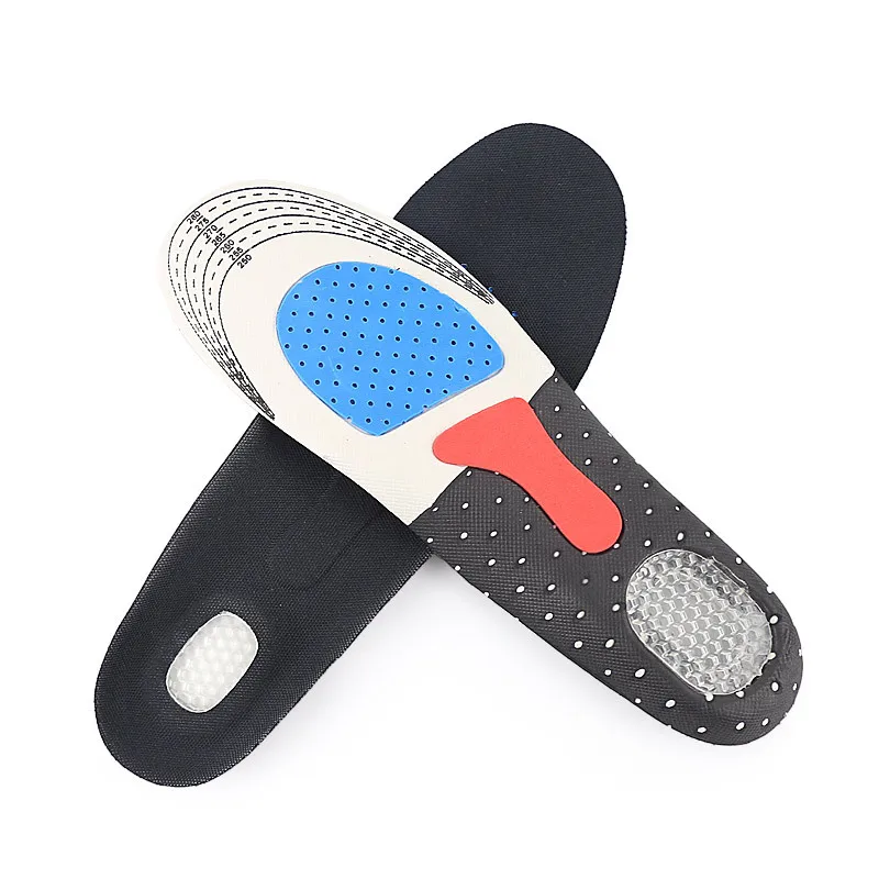 

Silicone Gel Insoles Sports Running Insoles Men's Shoes Women's Soles Orthopedic Cushion Massage Shock Absorption Arch Support