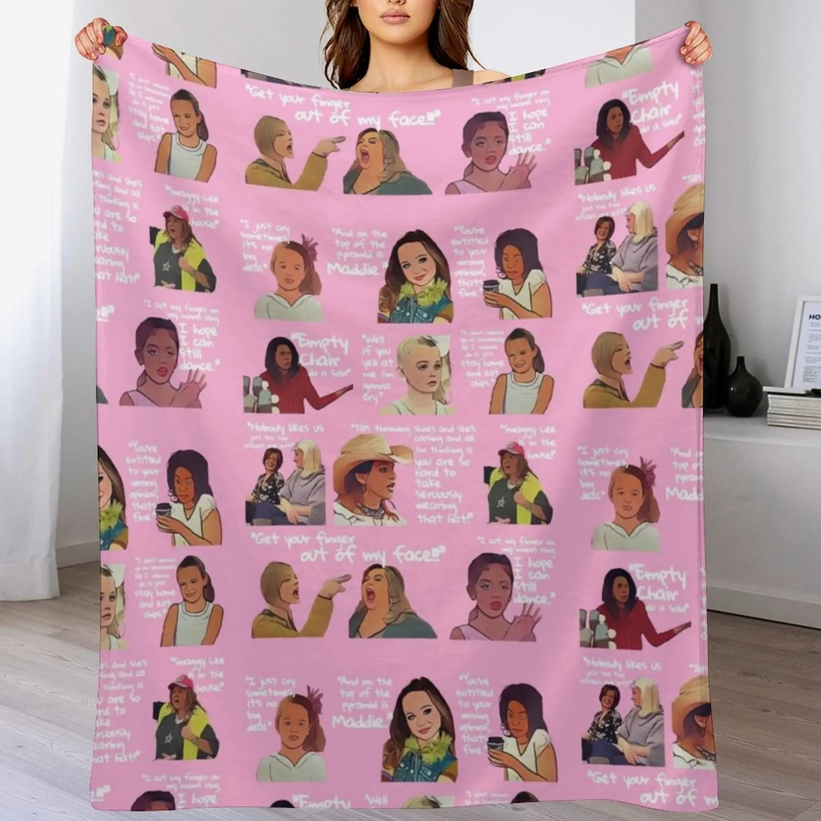 

Dance Moms Quotes Throw Blanket No Pilling Soft Warm Blanket for Bed