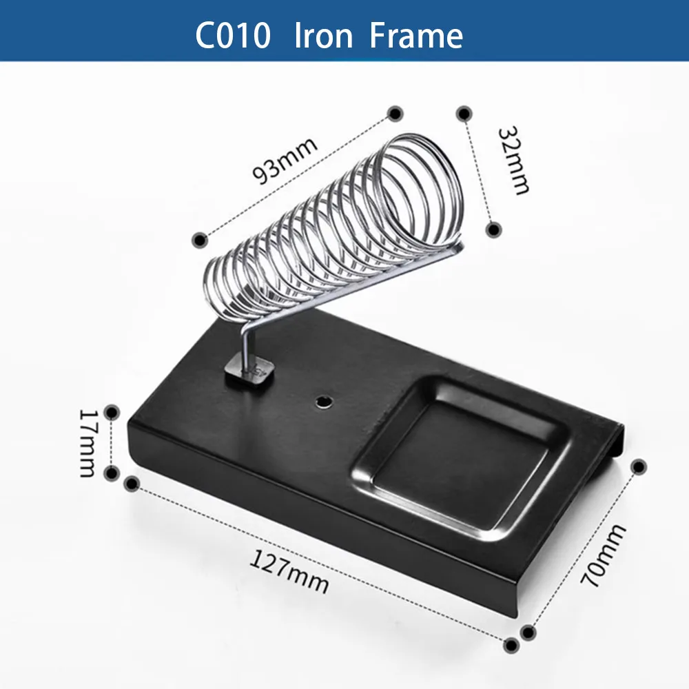 1Pcs Heat-Resistant All Metal New Portable Multi Functional Soldering Iron Bracket For Various Electronic Maintenance