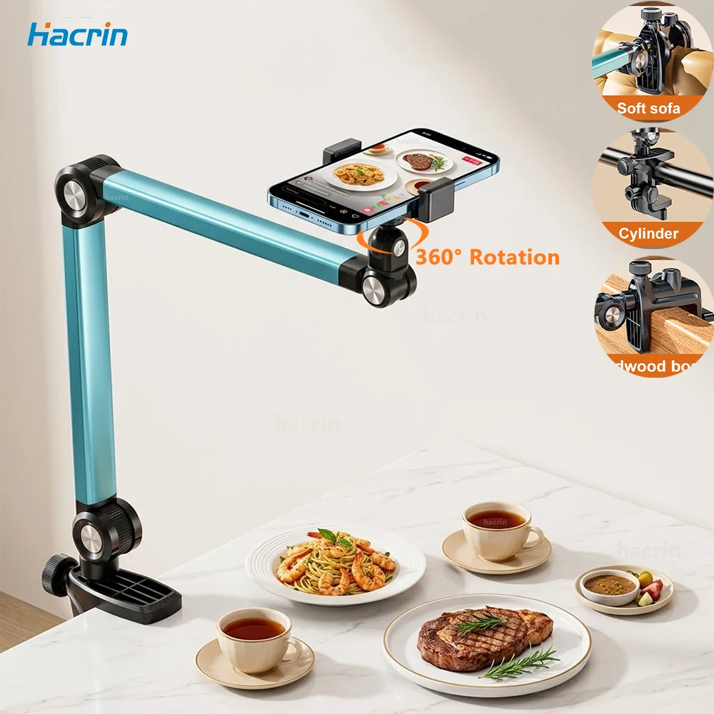 

Mobile Phone Bracket Live Stand for iPhone Xiaomi Huawei Samsung Cellphone Holder 360° Rotate Phone Desk Stand Bed Holder
