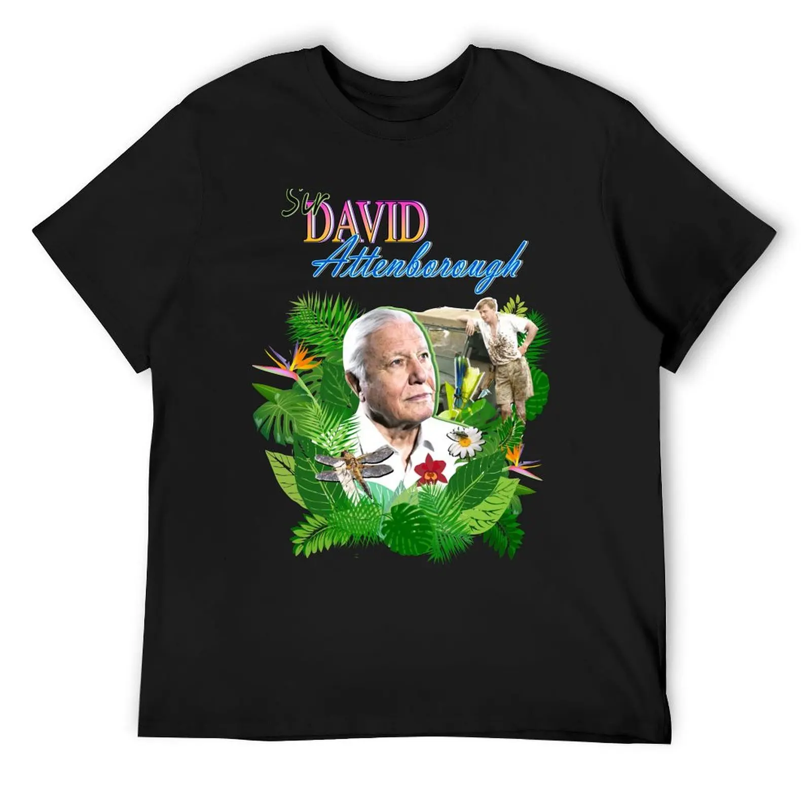 Sir David Attenborough T-Shirt for a boy vintage anime shirt graphic tee shirt t shirt men 100℅ cotton