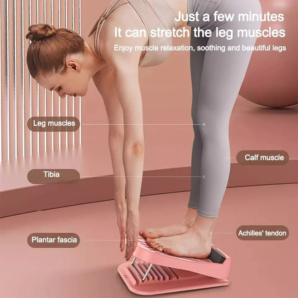 

Magnet Stretching Board djustable Straight Leg Incline Board Leg Shaping Calf Stretching Massage Suitable for Fitness and Yoga