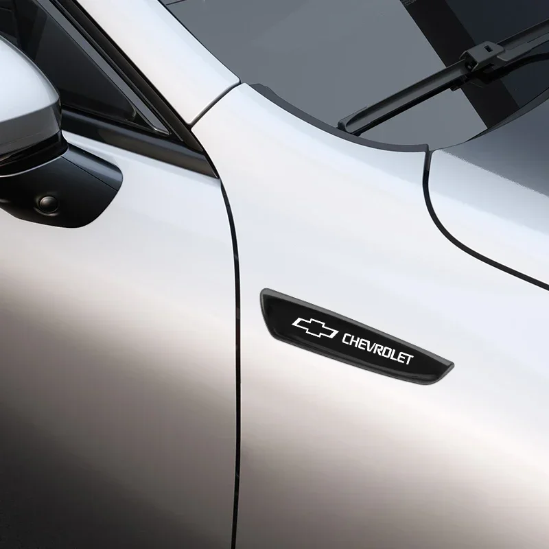 

Car Metal Decoration Fender Side Sticker Car Door Metal anti-collision strip For Chevrolet Captiva Cruze Spark Malibu Trax Aveo