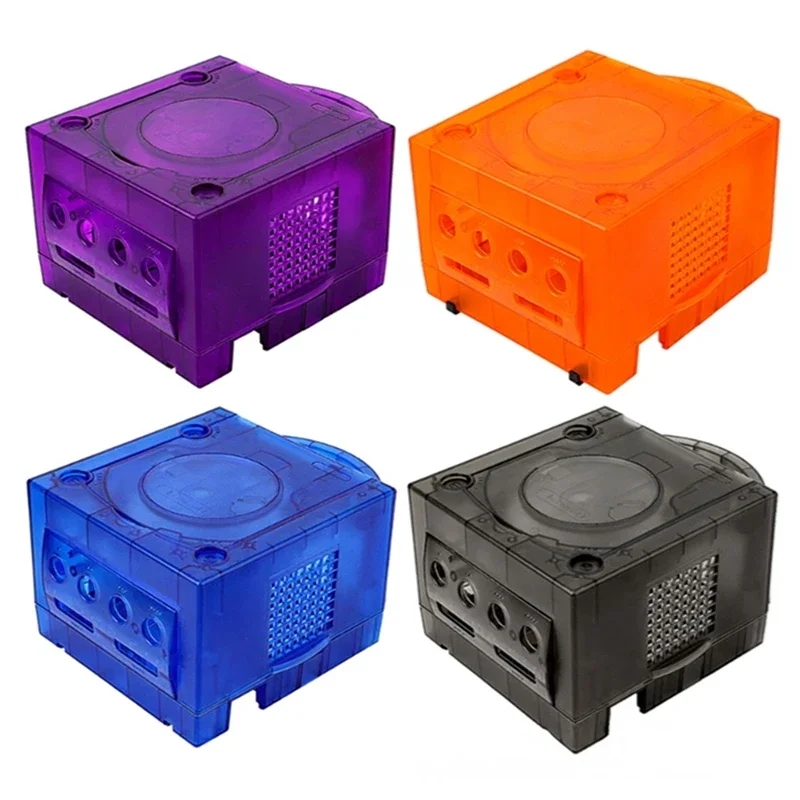 8 Farben Klare Hülle für Gamecube NGC Retro-Konsole Ersatzgehäuse Transparente Abdeckung DOL-001 DOL-101 – Detail 5