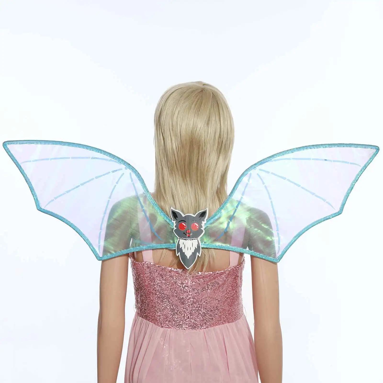 Ailes de diable chauve-souris pour femmes et filles, accessoire de Cosplay, sangle élastique brillante, accessoires de fête d'halloween pour fourniture d'événements à thème de Festival