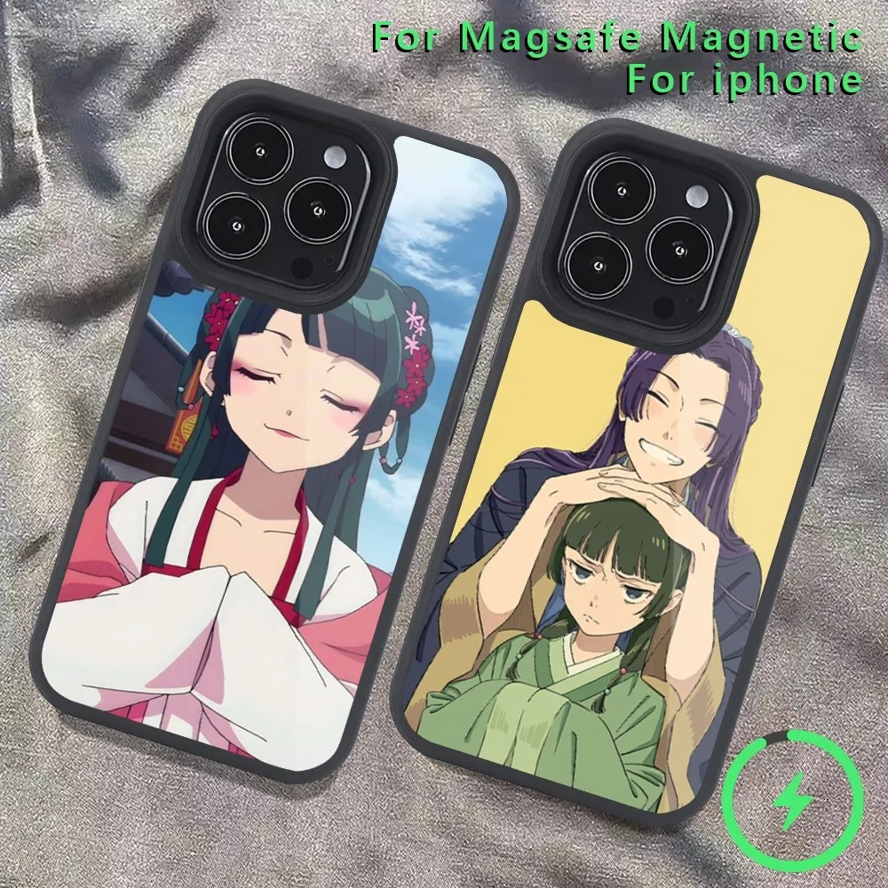 Bilibili The Apothecary Diaries anime Phone Case  For iPhone 14 13 12 11 15 Pro Max Magsafe Wireless Charge Plus Mini Cover