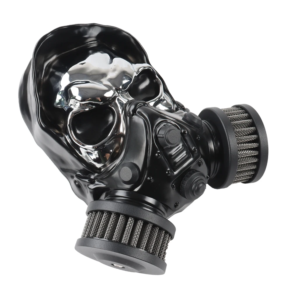 For Harley-Davidson Skull Head Intake Air Filter for Street Road Glide 08-16 Softail Low Rider ST Fat Boy Street Bob 11-17