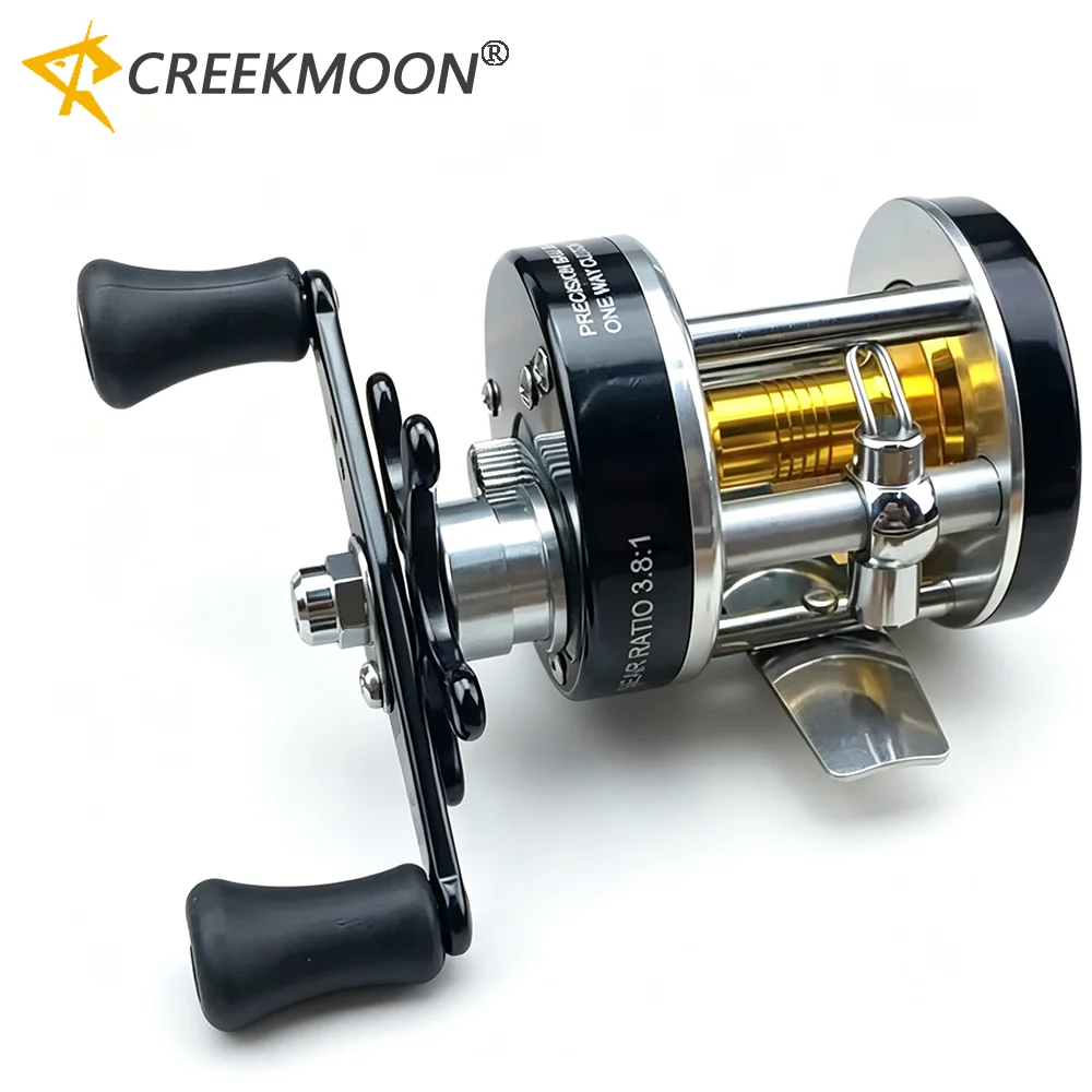 Baitcasting Fishing Reel 140g 3.8:1 Left/Right Hand All Metal Casting Exquisite Centrifugal Brake Wheel For Small Lures Tackle
