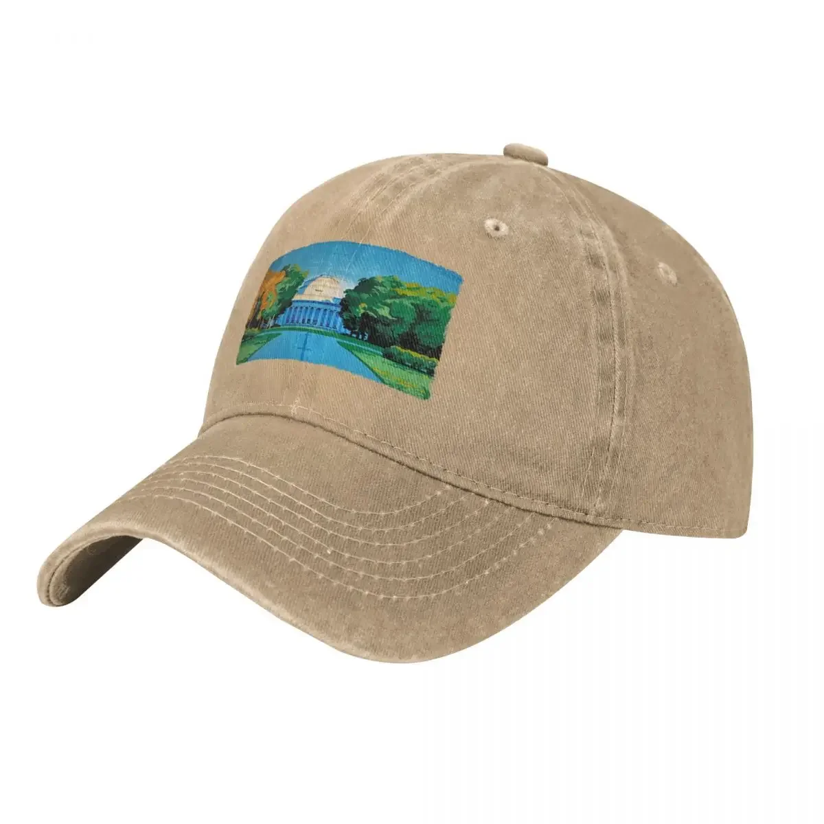 

MIT Dome - Killian Court - Acrylic Marker Illustration Baseball Cap hard hat Wild Ball Hat Bobble Hat Women's Beach Men's