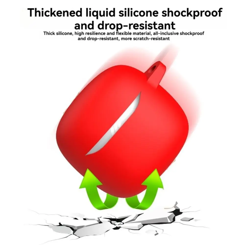 جديد سيليكون حقيبة سماعة الاذن للصدمات مع هوك الغطاء الواقي المضادة للخدش حامي الإسكان شل ل JBL Tune Flex 2 #5