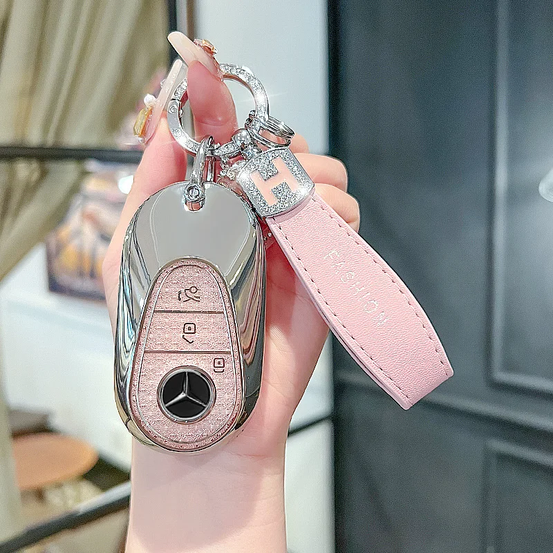 

TPU Key Fob Cover For Mercedes Benz A B C E S Class W204 W205 W212 W213 W176 GLC MAYBACH Keyless Soft Case cute women